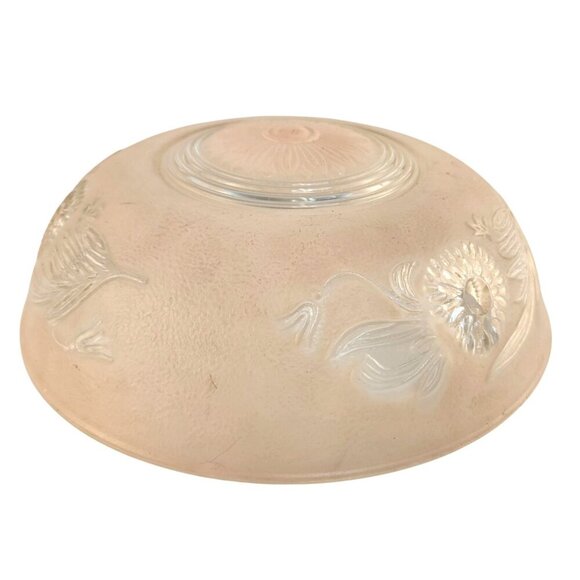 Peach Frosted Glass Lamp Shade Pendant Light Retro Lighting Decor - Picture 8 of 8